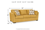 Keerwick  Sofa, Loveseat, Oversized Chair and Ottoman