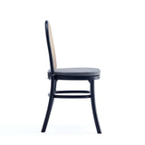 7-Piece Rockaway 70.86 Dining Set in Black with 6 Paragon 1.0 Dining Chairs by Manhattan Comfort at Eve Furniture