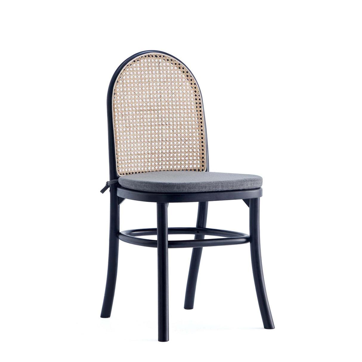 7-Piece Rockaway 70.86 Dining Set in Black with 6 Paragon 1.0 Dining Chairs by Manhattan Comfort at Eve Furniture