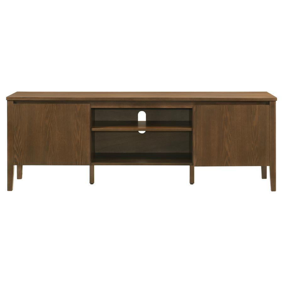 Thori Dark Brown 63-inch 2-door TV Stand Media Console