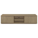 Ingram Latte 4-Door TV Stand for TVs up to 85 Inches by Coaster at Eve Furniture