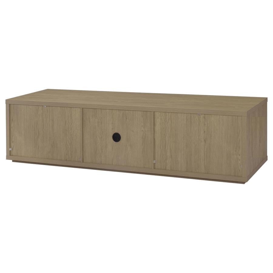 Ingram Latte 4-Door TV Stand for TVs up to 85 Inches by Coaster at Eve Furniture