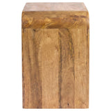 Booker Natural Rectangular Mango Wood End Table by Coaster at Eve Furniture