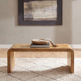 Booker Natural Rectangular Mango Wood Coffee Table by Coaster at Eve Furniture
