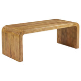 Booker Natural Rectangular Mango Wood Coffee Table by Coaster at Eve Furniture