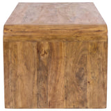 Booker Natural Rectangular Mango Wood Coffee Table by Coaster at Eve Furniture