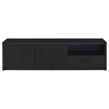 Murray Black 70-inch 2-Door TV Stand Media Console by Coaster at Eve Furniture