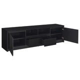 Winfield Black 78-inch 2-Door TV Stand Media Console by Coaster at Eve Furniture