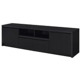 Winfield Black 78-inch 2-Door TV Stand Media Console by Coaster at Eve Furniture
