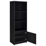 Winfield Black 3-shelf Media Tower Entertainment Pier