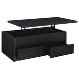 Knapp Black 3-Piece Lift Top Occasional Table Set