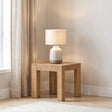 Butte Natural Square Mango Wood End Table by Coaster at Eve Furniture