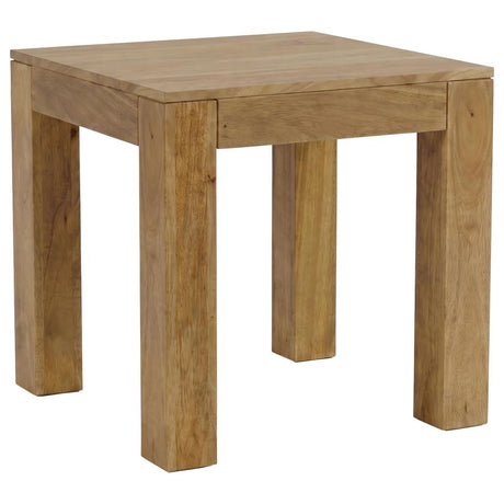 Butte Natural Square Mango Wood End Table by Coaster at Eve Furniture