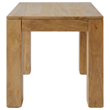Butte Natural Square Mango Wood End Table by Coaster at Eve Furniture