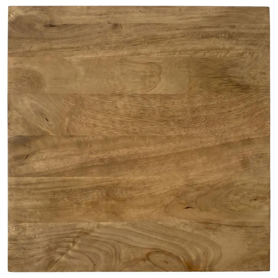 Butte Natural Square Mango Wood End Table by Coaster at Eve Furniture