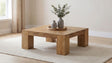 Butte Natural Square Mango Wood Coffee Table by Coaster at Eve Furniture