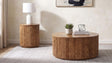Coffey Light Brown 2-Piece Round Occasional Table Set by Coaster at Eve Furniture
