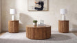 Coffey Light Brown 3-Piece Round Occasional Table Set by Coaster at Eve Furniture