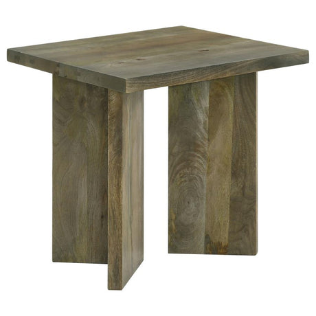 Andando Mango Brown Rectangular Solid Wood End Table by Coaster at Eve Furniture
