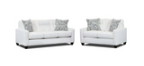 Elara Cream Sofa & Loveseat Set