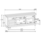 Mueble para TV Payne de 70 pulgadas, consola multimedia, Java