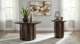 Cayenne Walnut Solid Mango Wood Cocktail Coffee Table