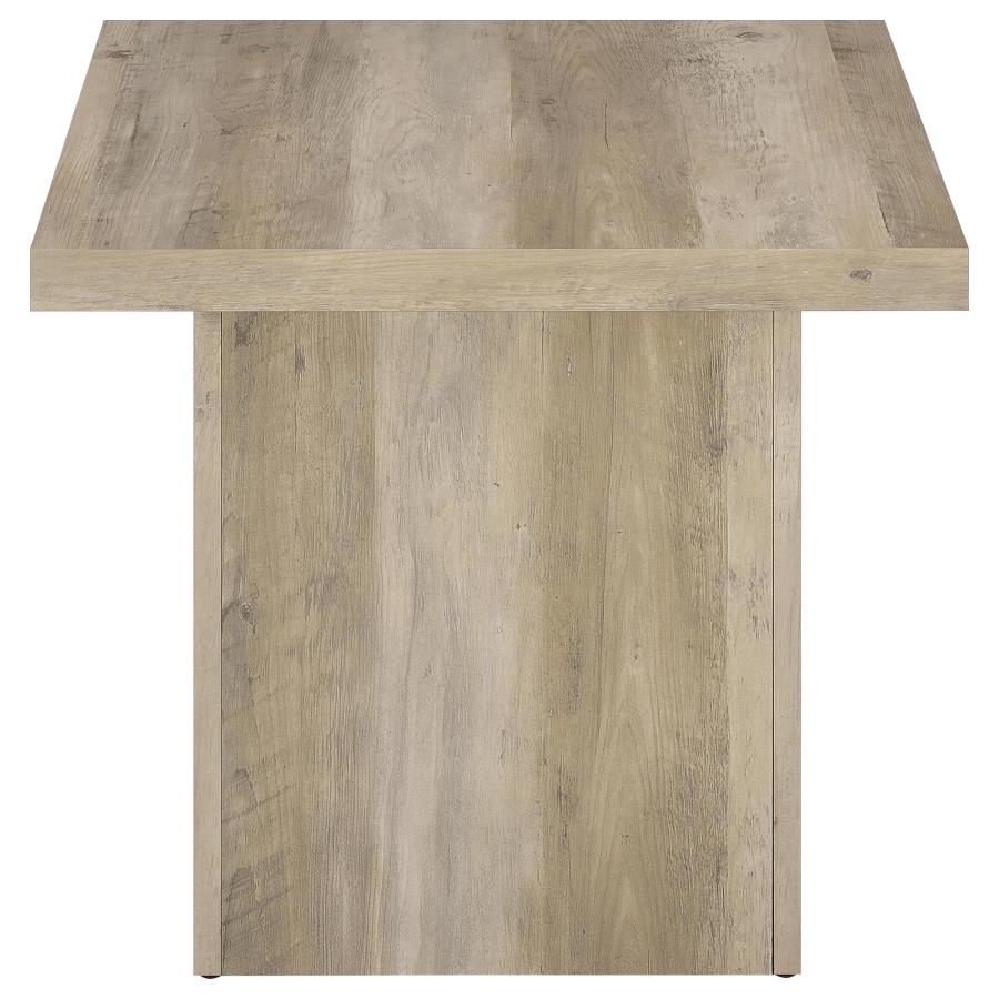 Devar Distressed Pine 2-Piece Square Occasional Table Set