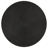 Macedo Black Round Ribbed Rattan Drum Coffee Table by Coaster at Eve Furniture
