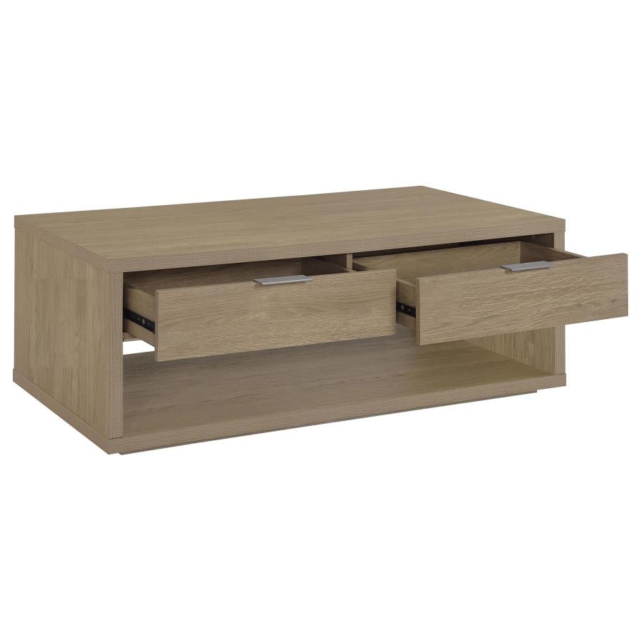Ingram Latte 3-Piece Coffee and End Table Set with Storage