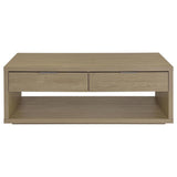 Ingram Latte 3-Piece Coffee and End Table Set with Storage