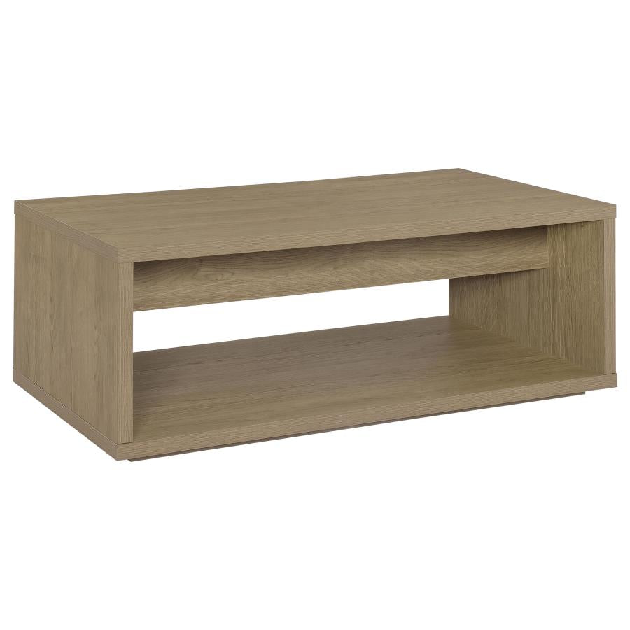 Ingram Latte 3-Piece Coffee and End Table Set with Storage