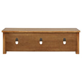 Beasley Golden Oak 2-Door 71-Inch Wood TV Stand Media Console by Coaster at Eve Furniture