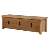 Beasley Golden Oak 2-Door 71-Inch Wood TV Stand Media Console by Coaster at Eve Furniture