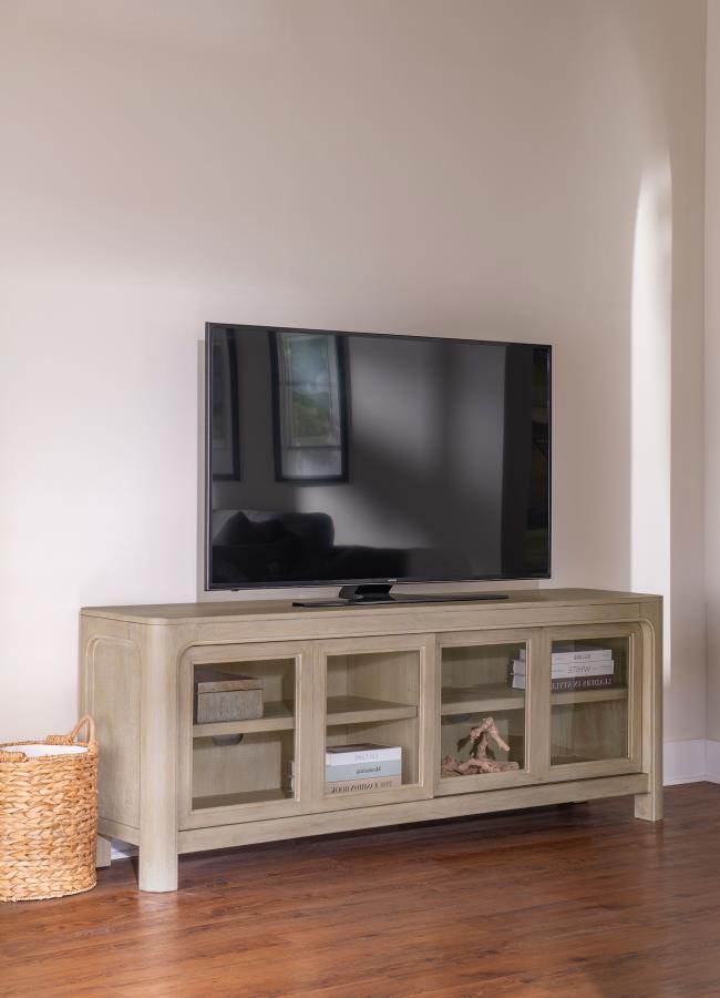 Solano Weathered Mango 71-inch 2-door TV Stand Media Console