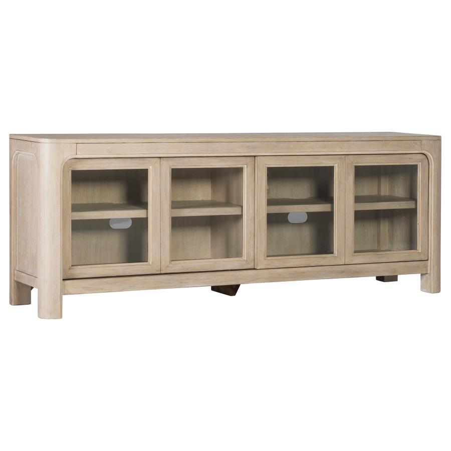 Solano Weathered Mango 71-inch 2-door TV Stand Media Console