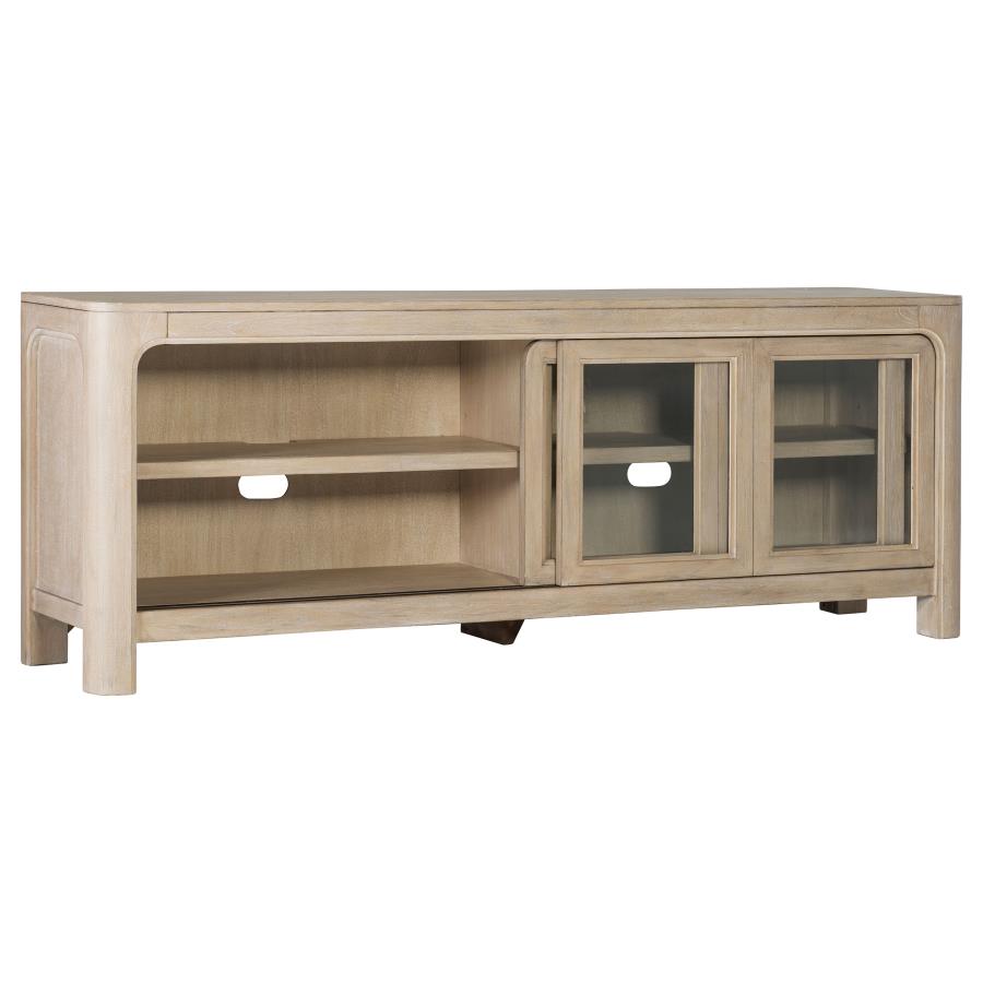 Solano Weathered Mango 71-inch 2-door TV Stand Media Console