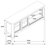 Solano Weathered Mango 71-inch 2-door TV Stand Media Console