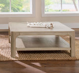 Solano Weathered Mango Square Wood Cocktail Coffee Table