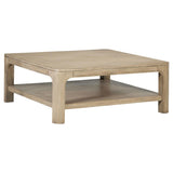 Solano Weathered Mango Square Wood Cocktail Coffee Table