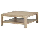 Solano Weathered Mango Square Wood Cocktail Coffee Table