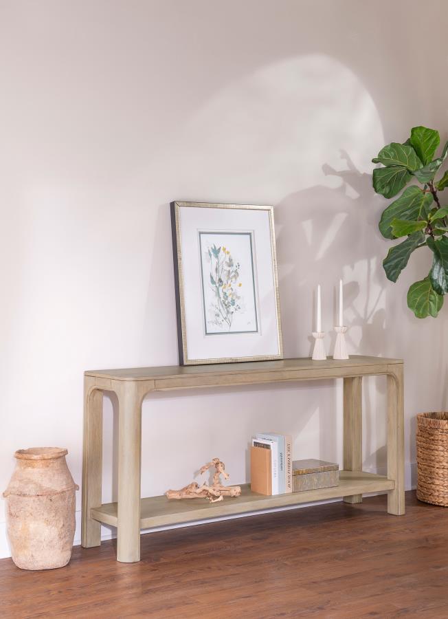 Solano Weathered Mango 64-inch Entryway Console Sofa Table
