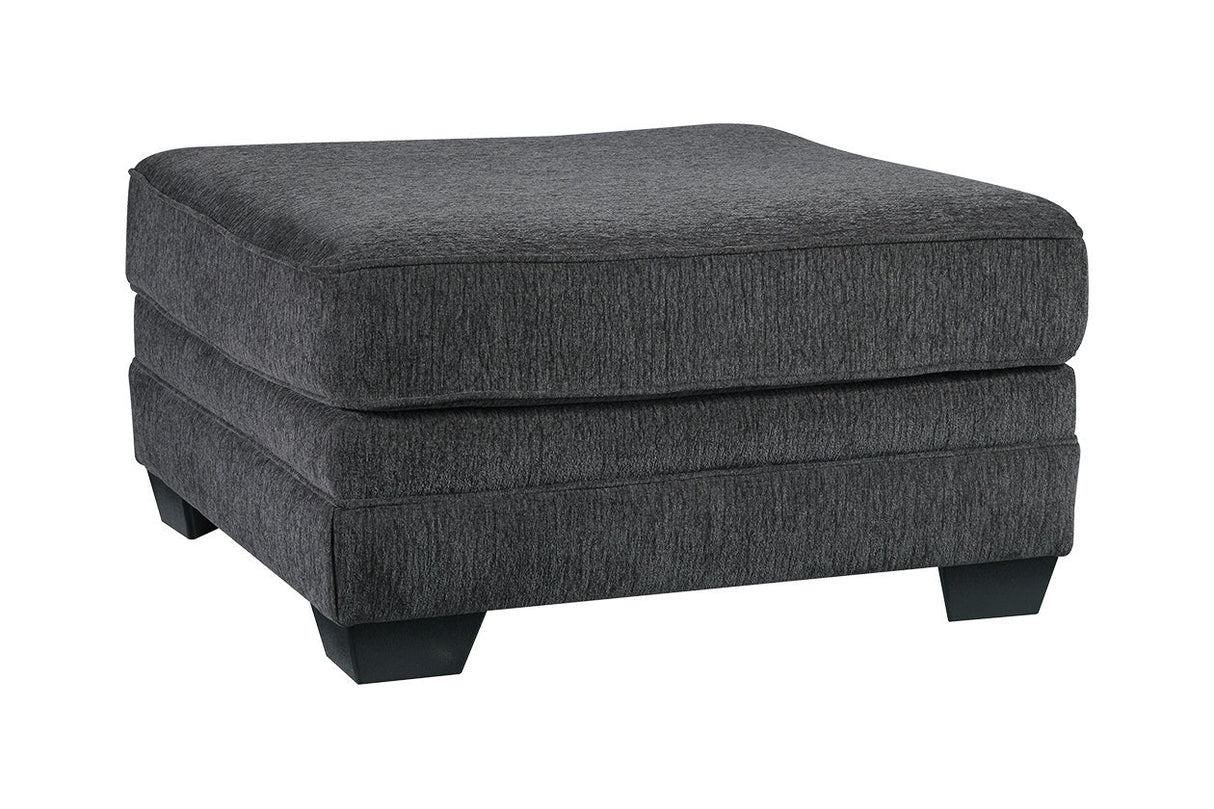 Tracling Slate Oversized Ottoman