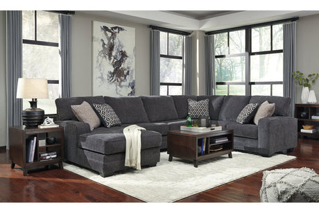 Tracling Slate 3-Piece LAF Chaise Sectional