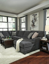 Tracling Slate 3-Piece RAF Chaise Sectional