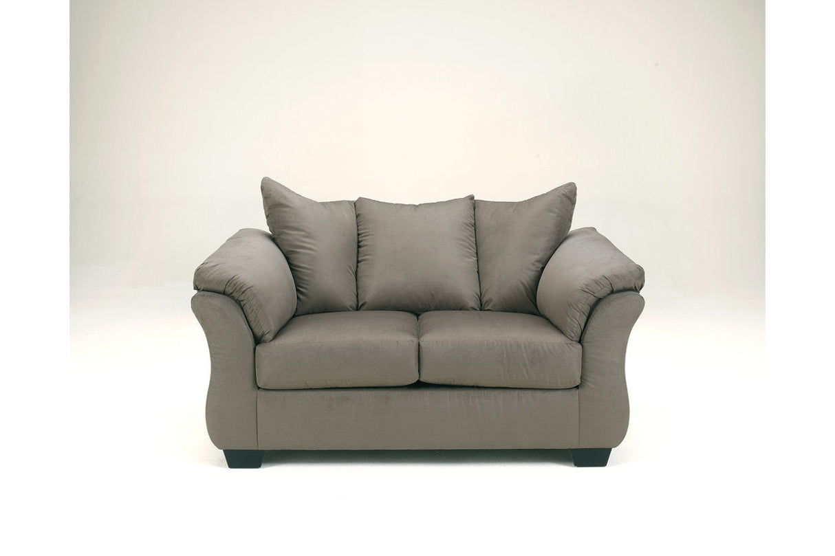 Darcy Cobblestone Sofa, Loveseat and Recliner