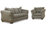 Darcy Cobblestone Sofa and Chair