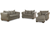 Darcy Cobblestone Sofa, Loveseat, Chair and Ottoman