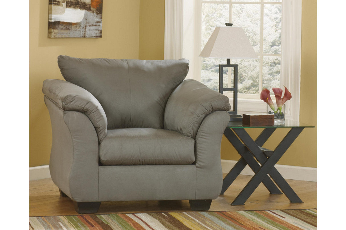 Darcy Cobblestone Sofa and Chair