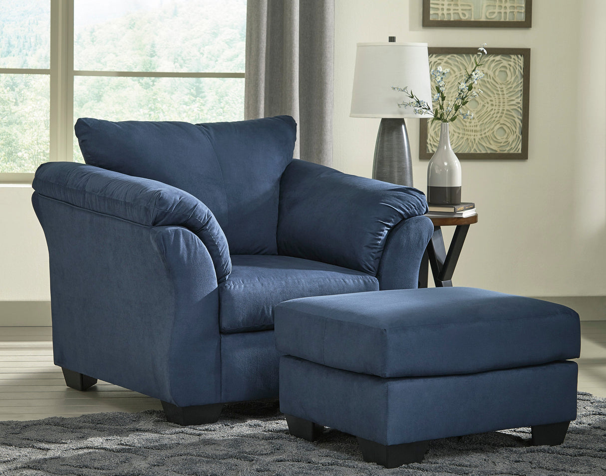 Darcy Blue Living Room Set