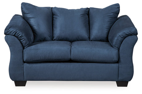 Darcy Blue Loveseat and 2 Chairs